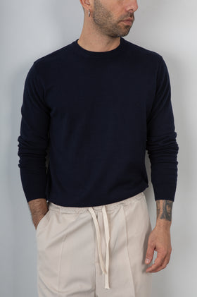 Maglia girocollo TELAMIRA-MV009 BLU