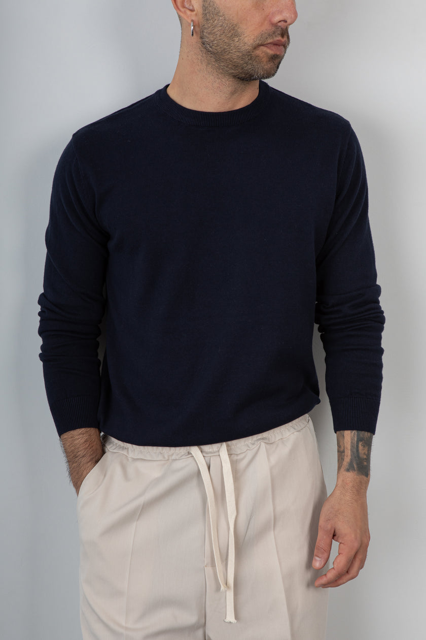 Maglia girocollo TELAMIRA-MV009 BLU