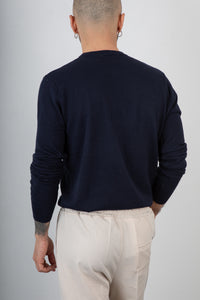 Maglia girocollo TELAMIRA-MV009 BLU