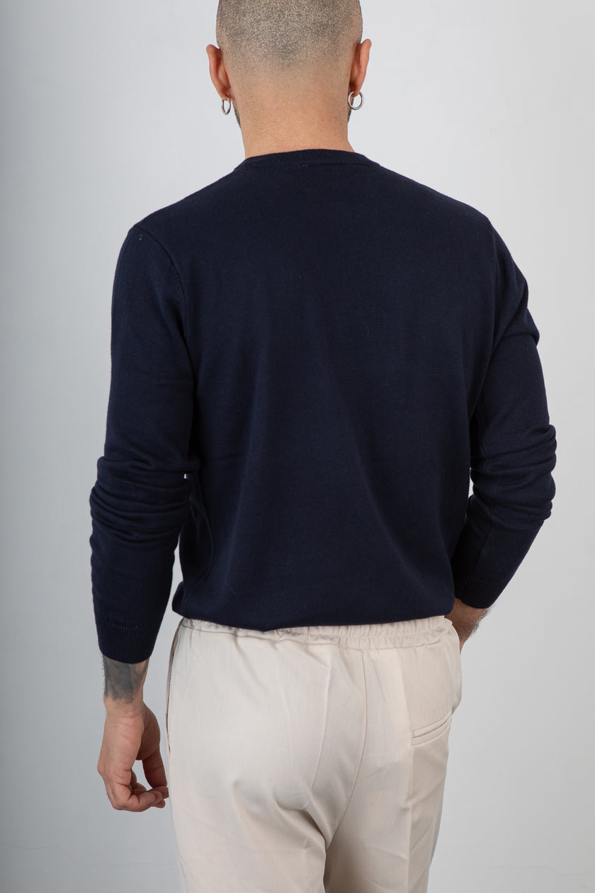 Maglia girocollo TELAMIRA-MV009 BLU