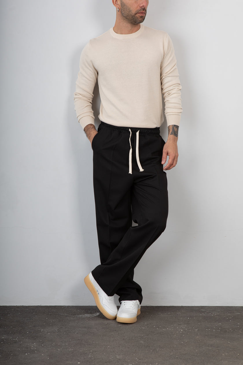 Maglia girocollo TELAMIRA-MV009 BEIGE