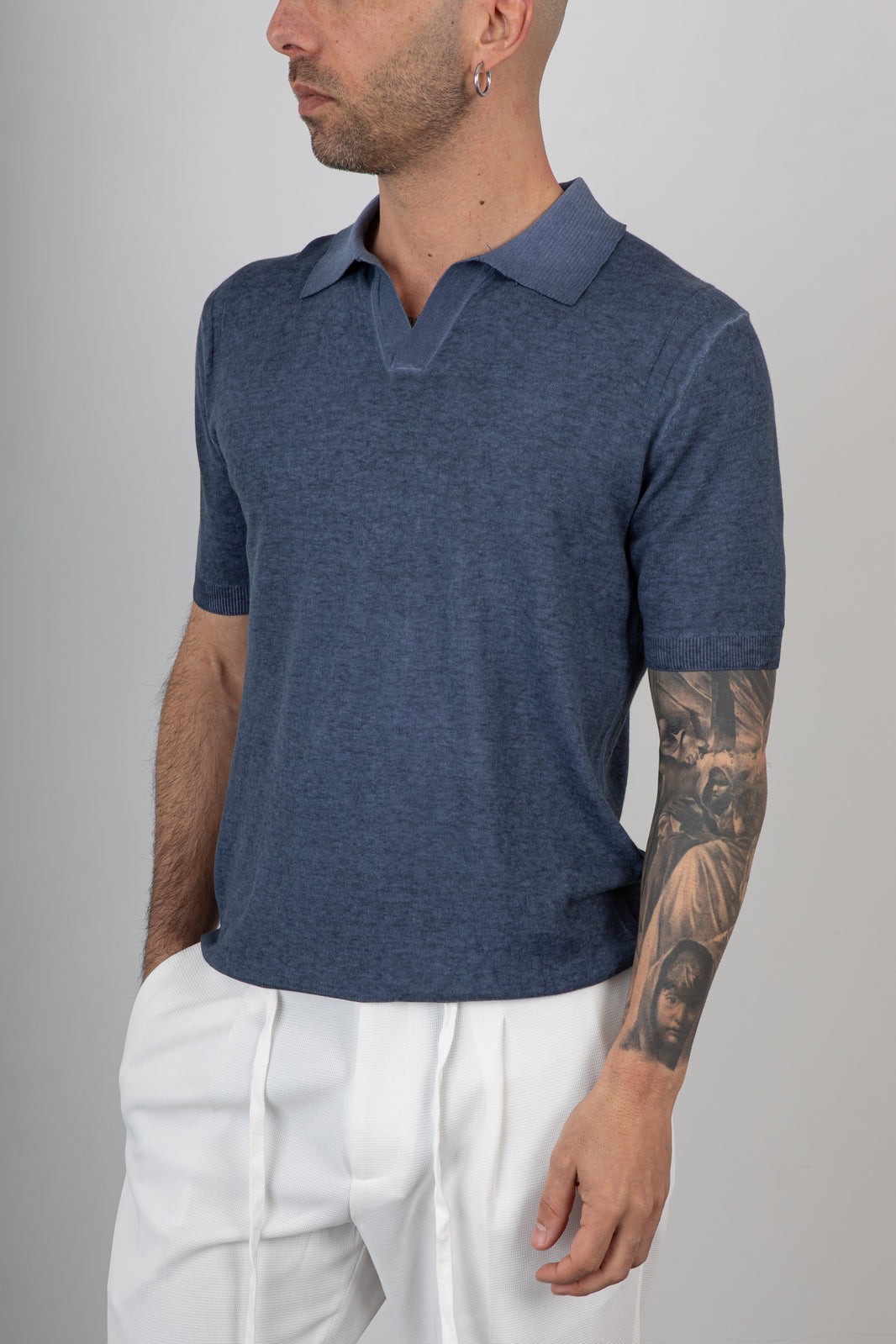 Polo TELAMIRA-RTM06088 BLU