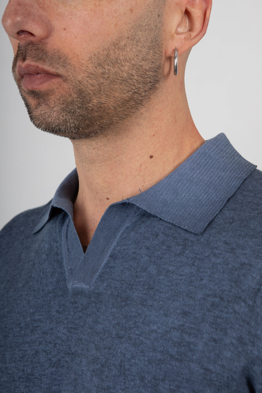 Polo TELAMIRA-RTM06088 BLU