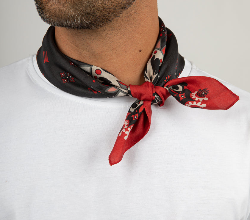 Bandana in pura seta - MANCINO