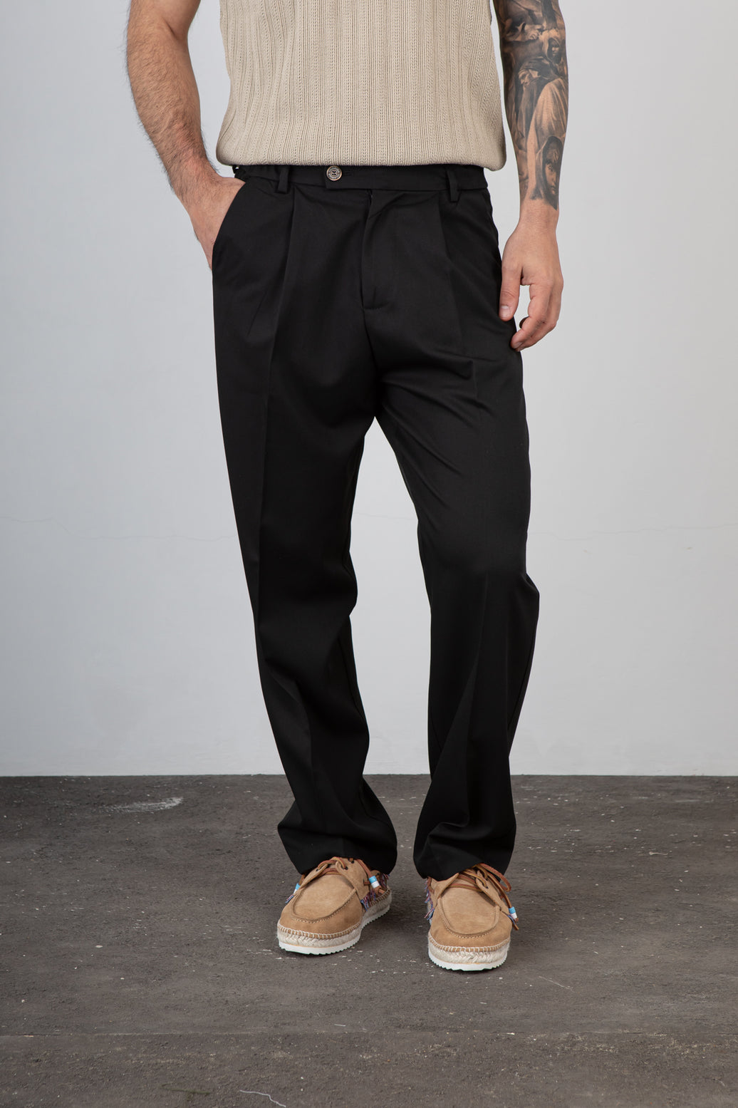 Pantalone TELAMIRA-GTP059 NERO
