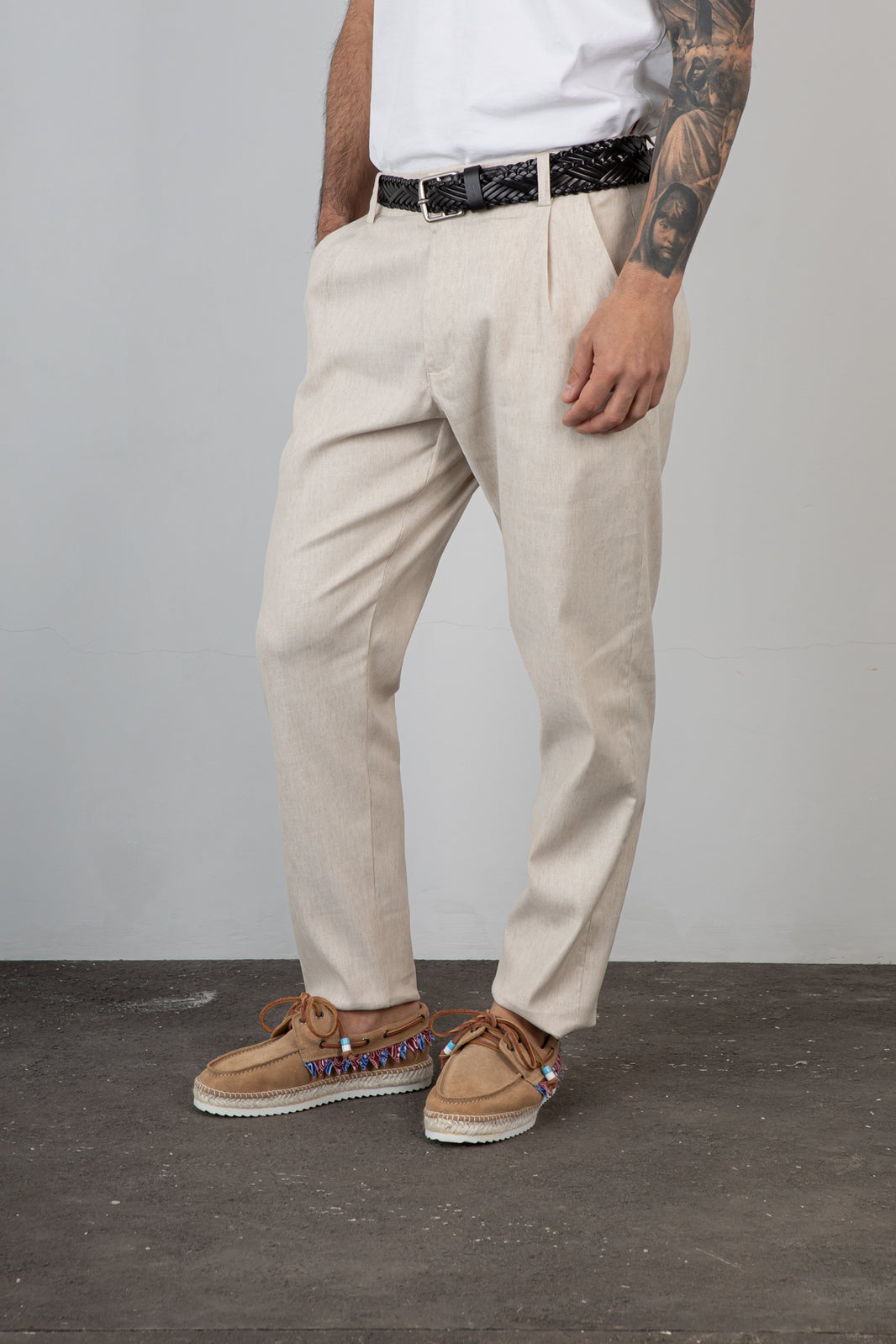Pantalone TELAMIRA - JTP06048 BEIGE