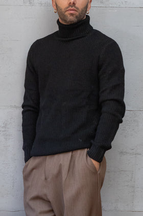 Collo alto TELAMIRA - nero MV033