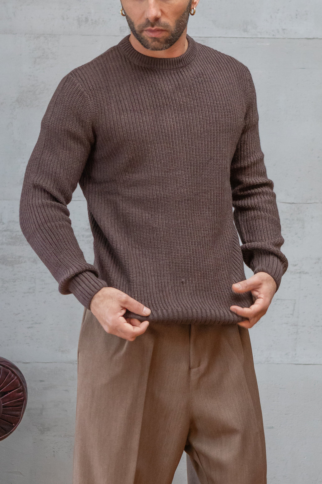 Maglione costa inglese TELAMIRA - MORO MV032