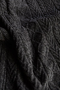 Maglione a trecce GIANNI LUPO - NERO GL35055