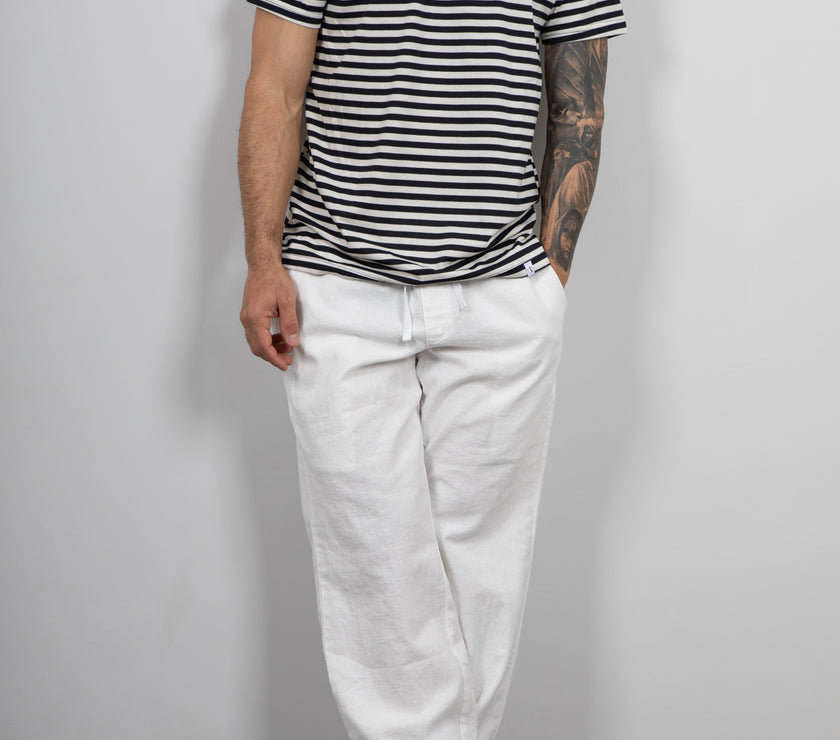 0VER-D STRIPED T-SHIRT-OE1S2S4T41