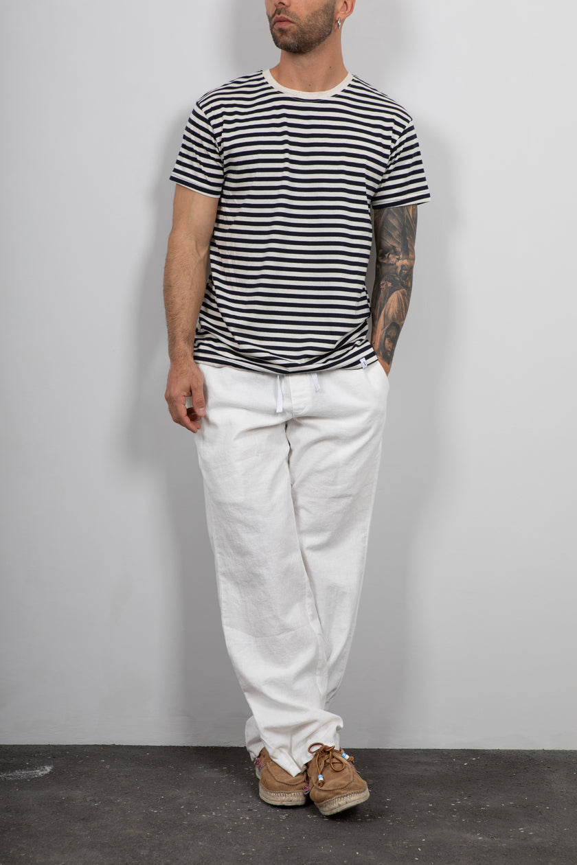 0VER-D STRIPED T-SHIRT-OE1S2S4T41