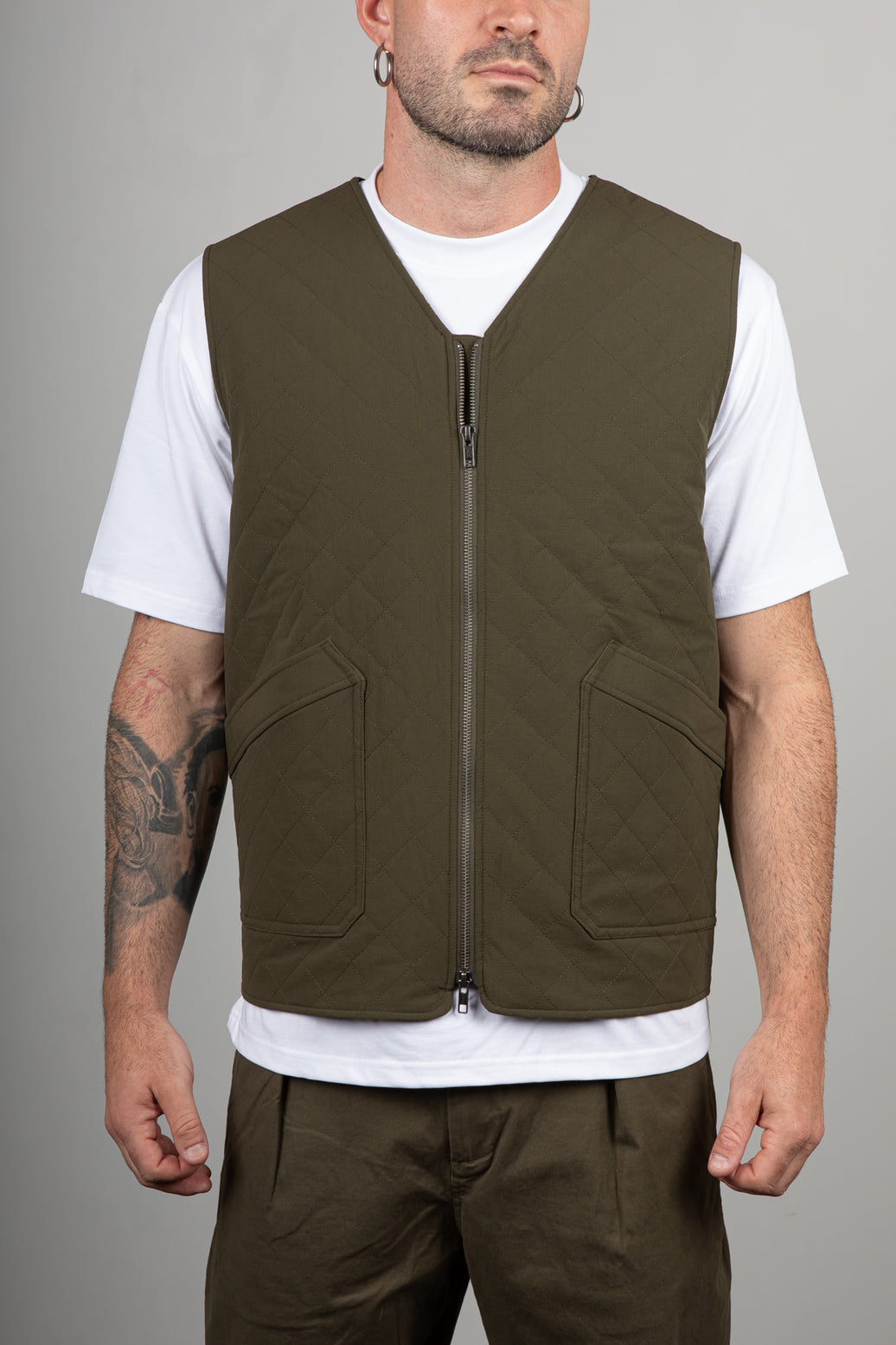 Gilet ANERKJENDT-902019 VERDE