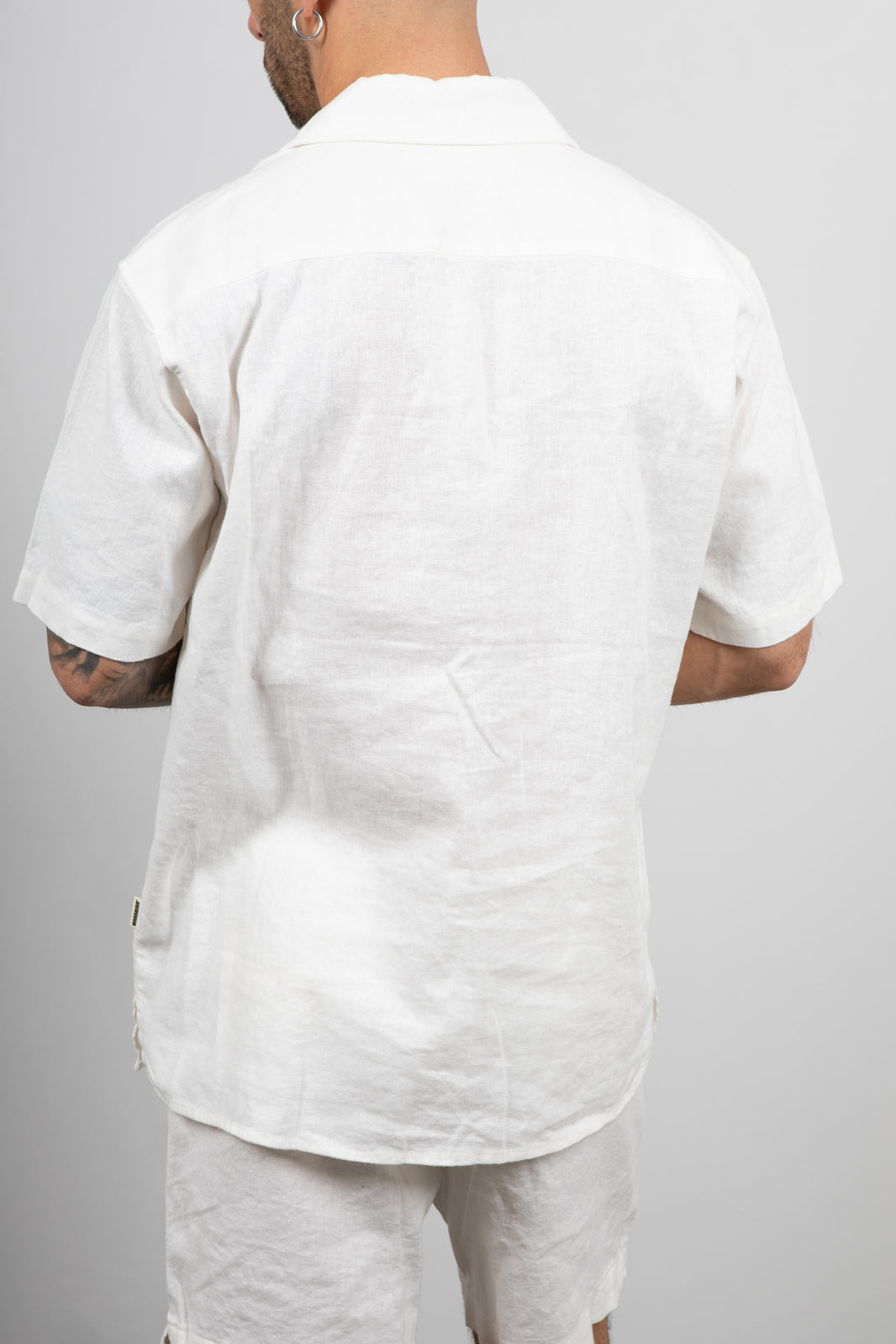 WOODBIRD bowling shirt - 2416-722 OFF WHITE