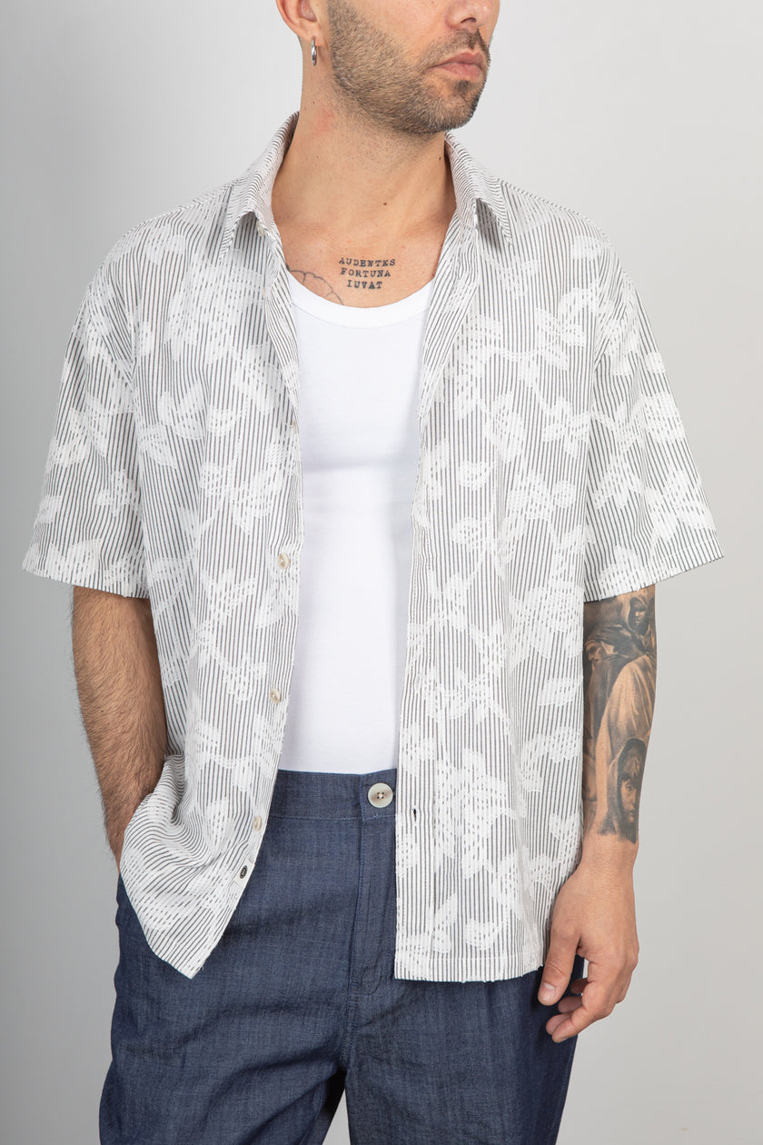 Camicia Jacquard ANERKJENDT-902320 CAVIAR