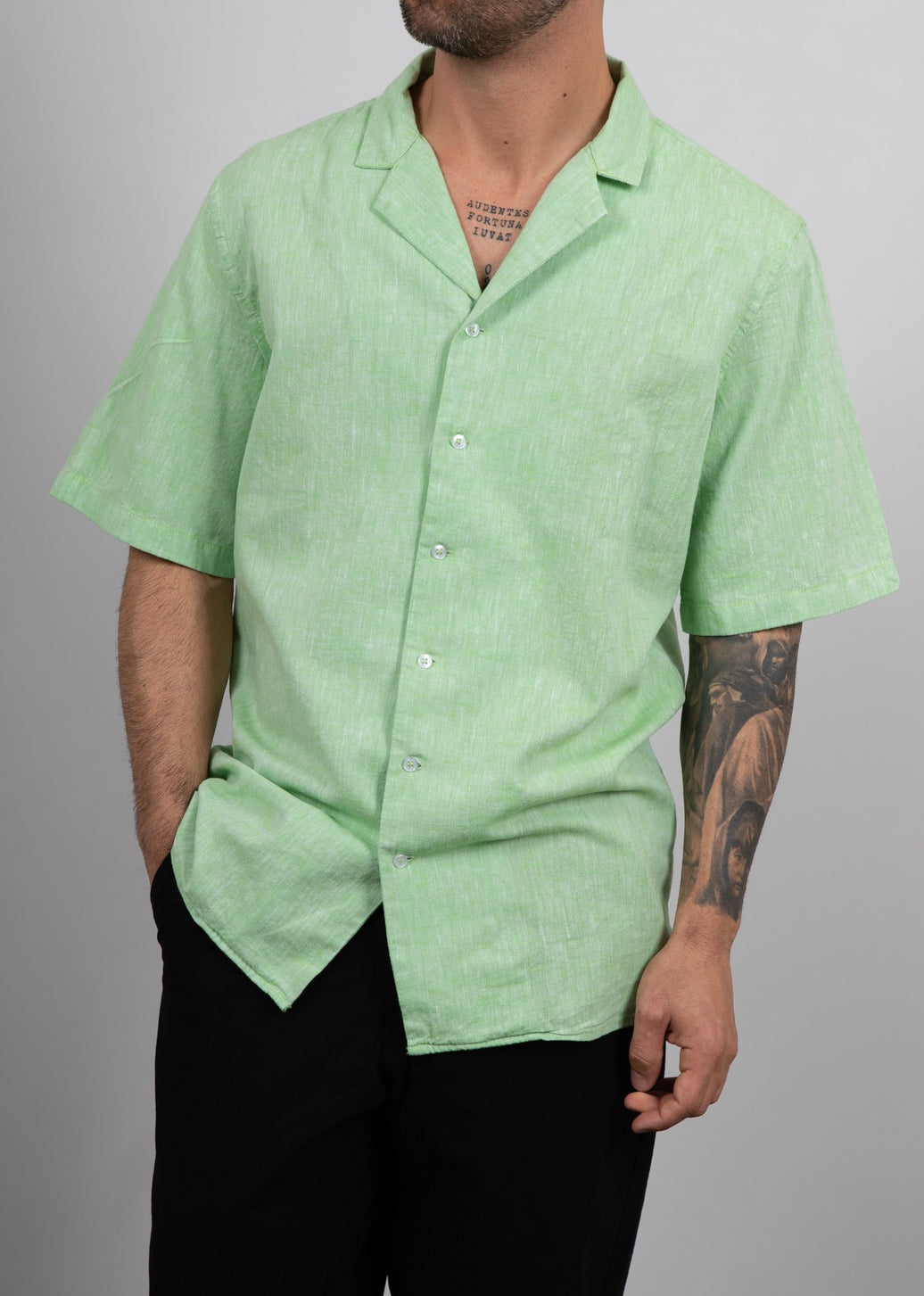 Camicia bowling SQUAD2 - SH300 MENTA