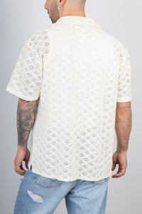 Camicia Crochet ANERKJENDT-902262 TOFU