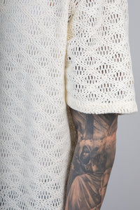 Camicia Crochet ANERKJENDT-902262 TOFU