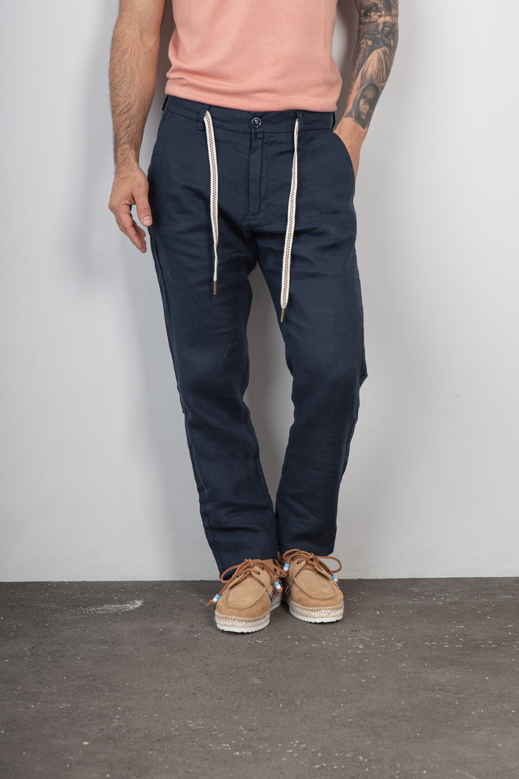 Pantalone GIANNI LUPO-MICHIGAN BLU