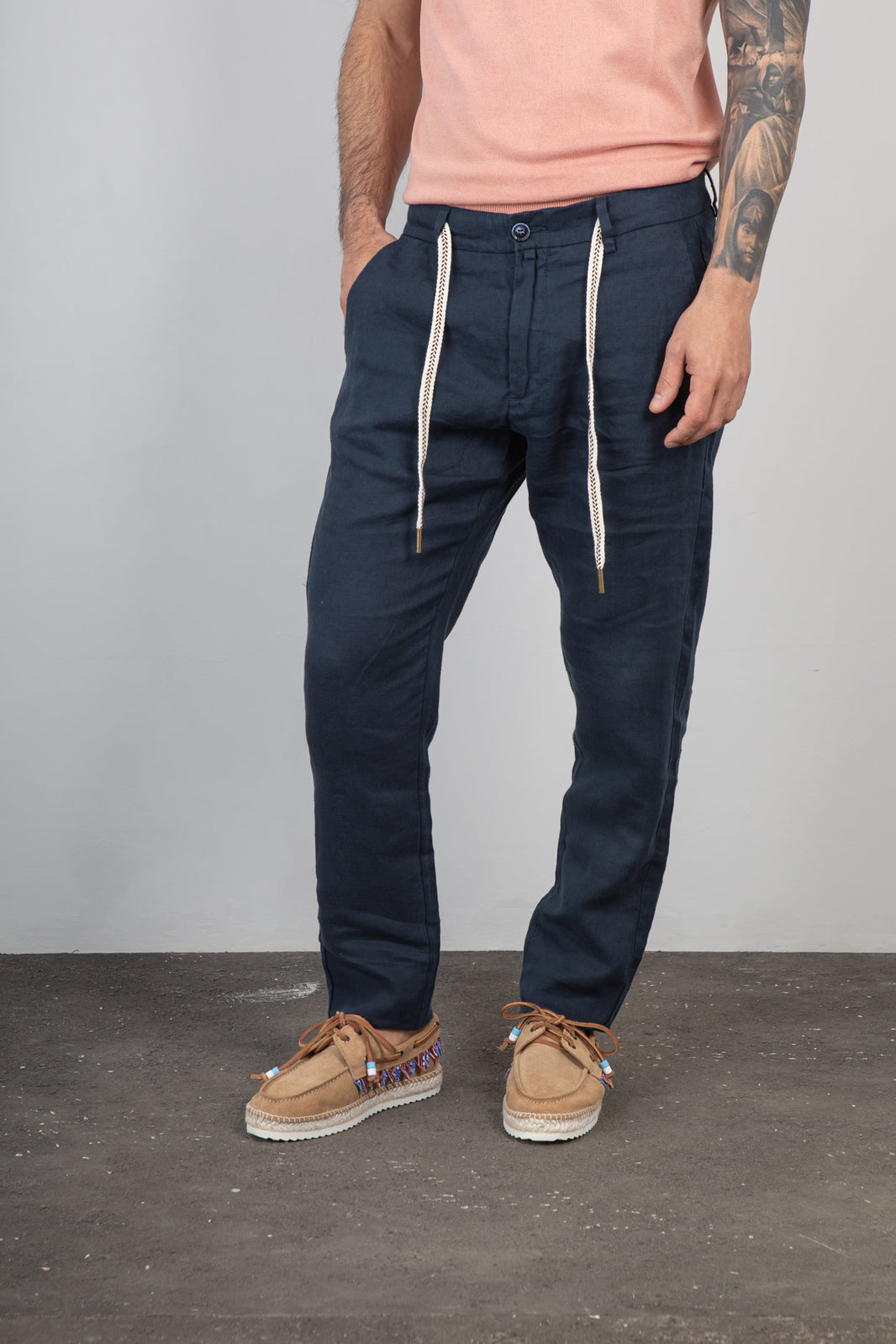 Pantalone GIANNI LUPO-MICHIGAN BLU