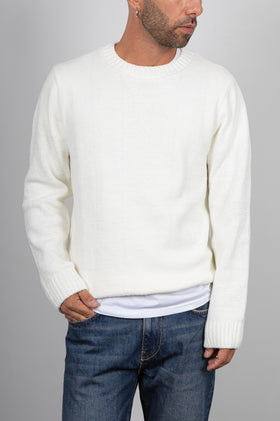 Maglione in ciniglia SQUAD2 - PANNA MA424