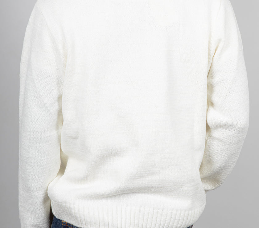 Maglione in ciniglia SQUAD2 - PANNA MA424