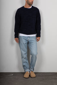 Maglione in ciniglia SQUAD2 - BLU SCURO MA424