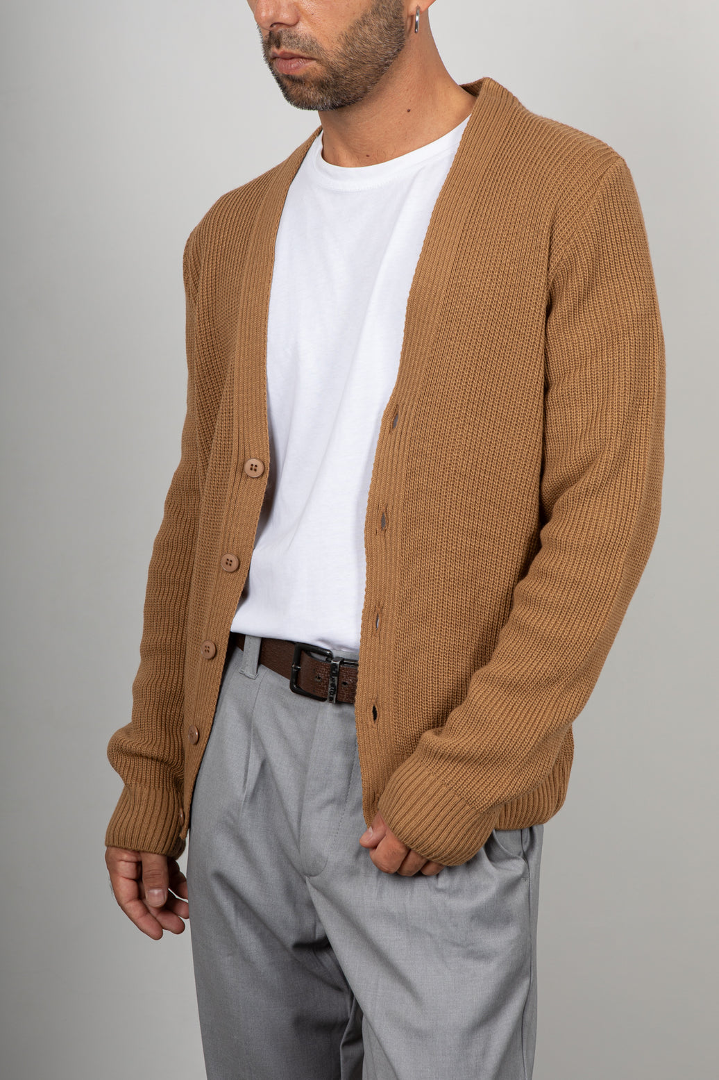 Cardigan costa inglese SQUAD - BISCOTTO MA427