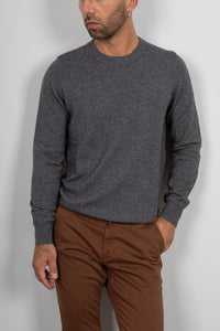 Maglione cashmere GIANNI LUPO - GRIGIO GL383S