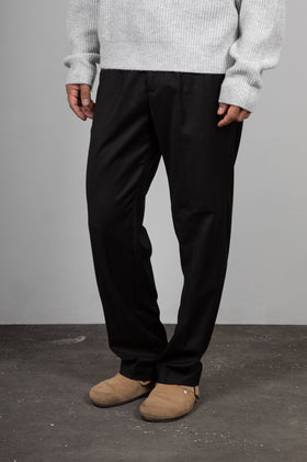 Pantalone palazzo SQUAD - NERO BARRA