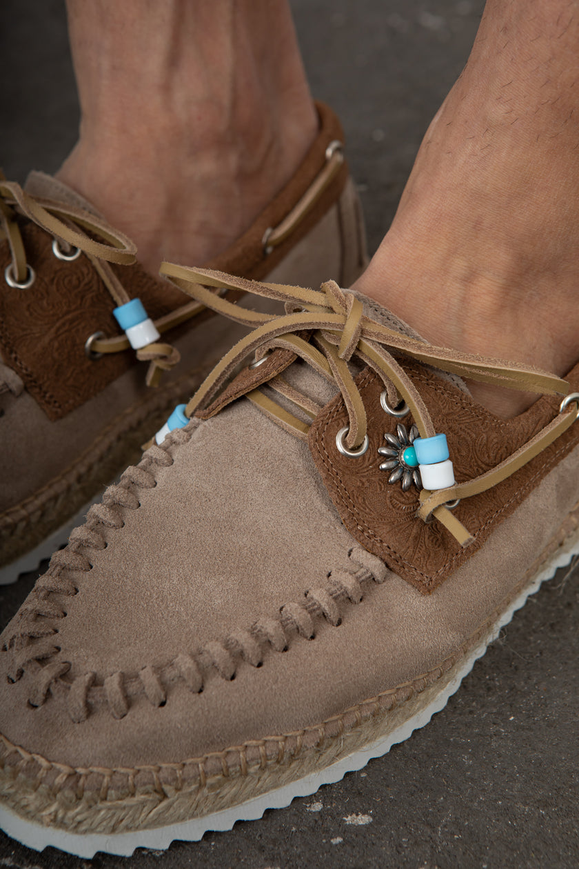 Lagoa nautico charro suede - PIETRA/VISONE