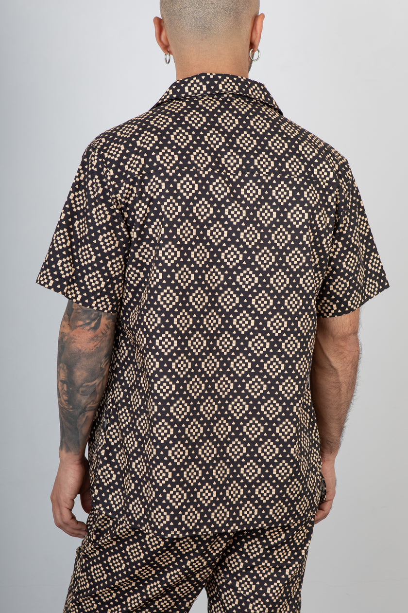 Camicia etnica GIANNI LUPO - GL1018TB BLACK