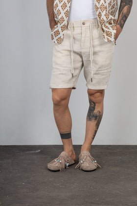 Short in lino GIANNI LUPO - GL5039BD SAND