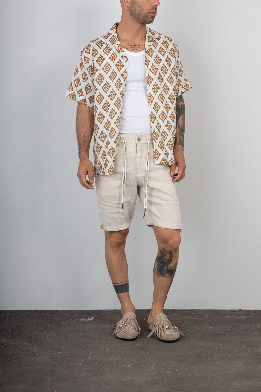 Short in lino GIANNI LUPO - GL5039BD SAND