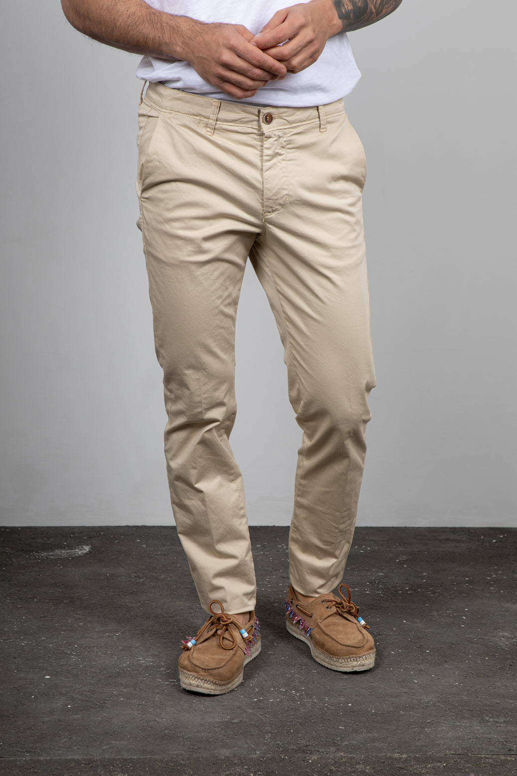 Pantaloni SQUAD2 - CUBA CREMA