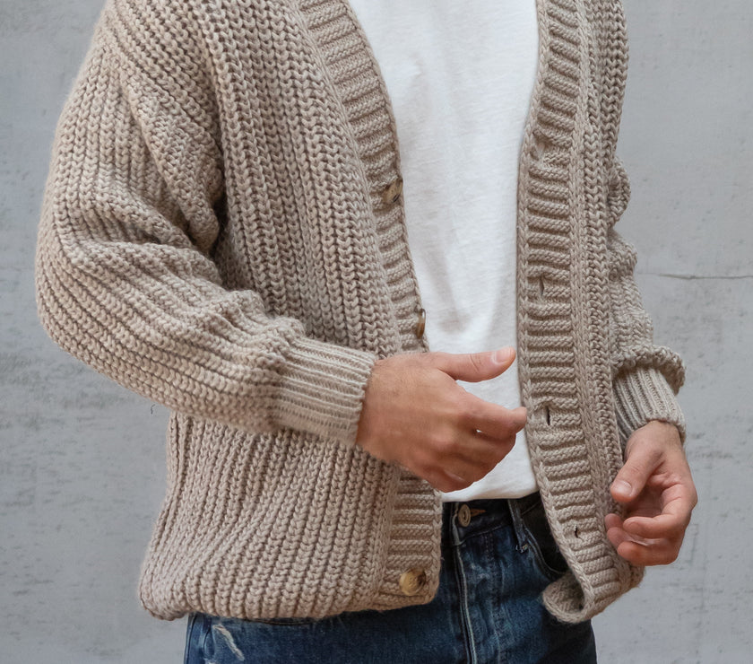 Cardigan GIANNI LUPO - BEIGE BW938