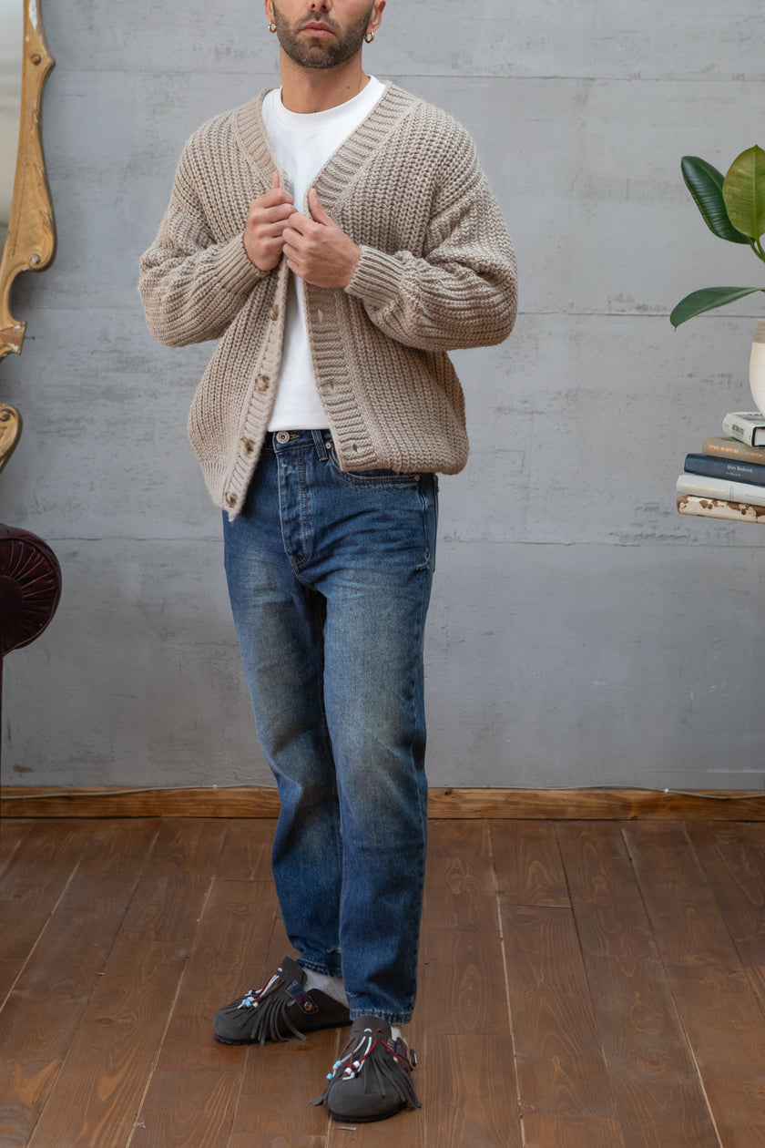 Cardigan GIANNI LUPO - BEIGE BW938