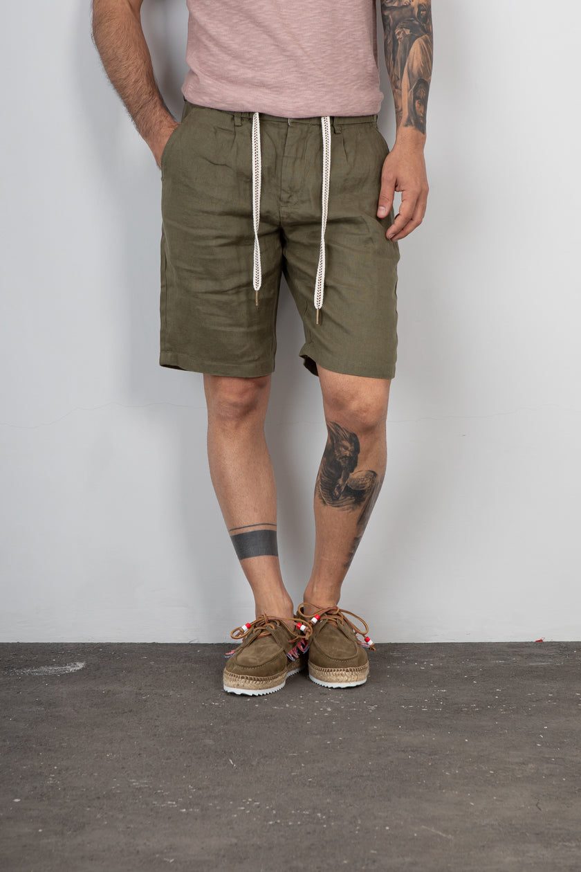 Short in lino GIANNI LUPO - GL5039BD MILITARY