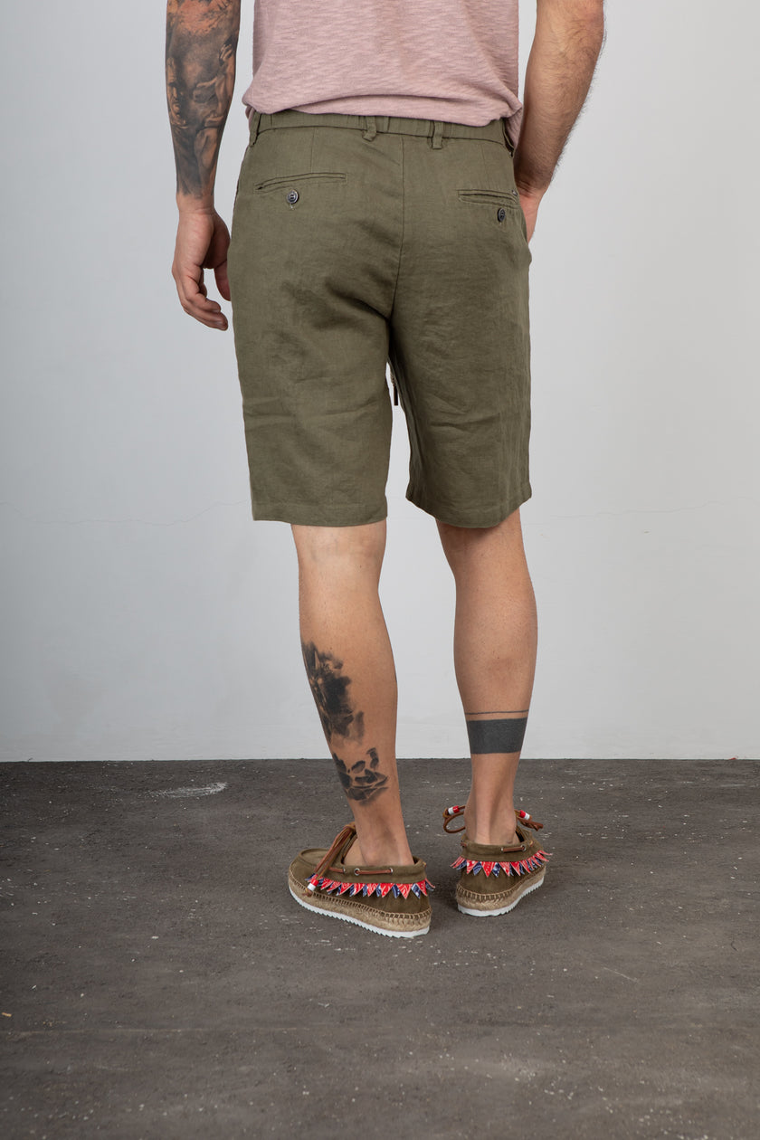 Short in lino GIANNI LUPO - GL5039BD MILITARY
