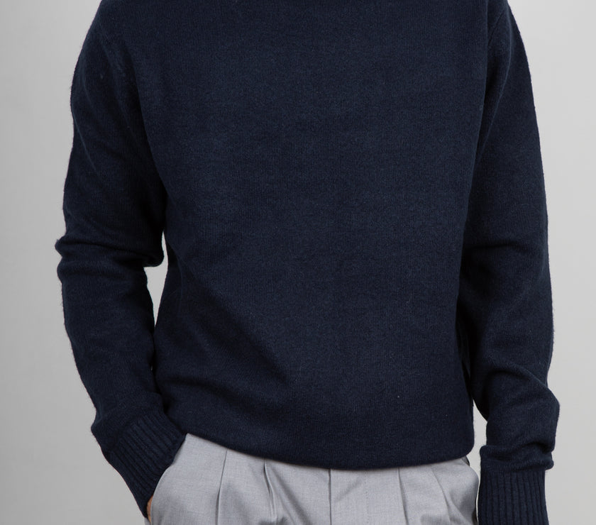 Maglione rasato INDICODE - NAVY 35-913