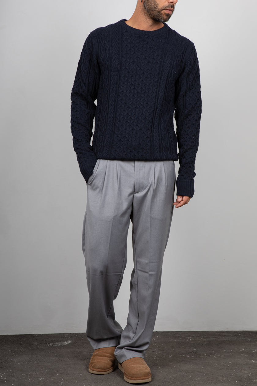 Maglione Fisherman INDICODE - NAVY 35-380
