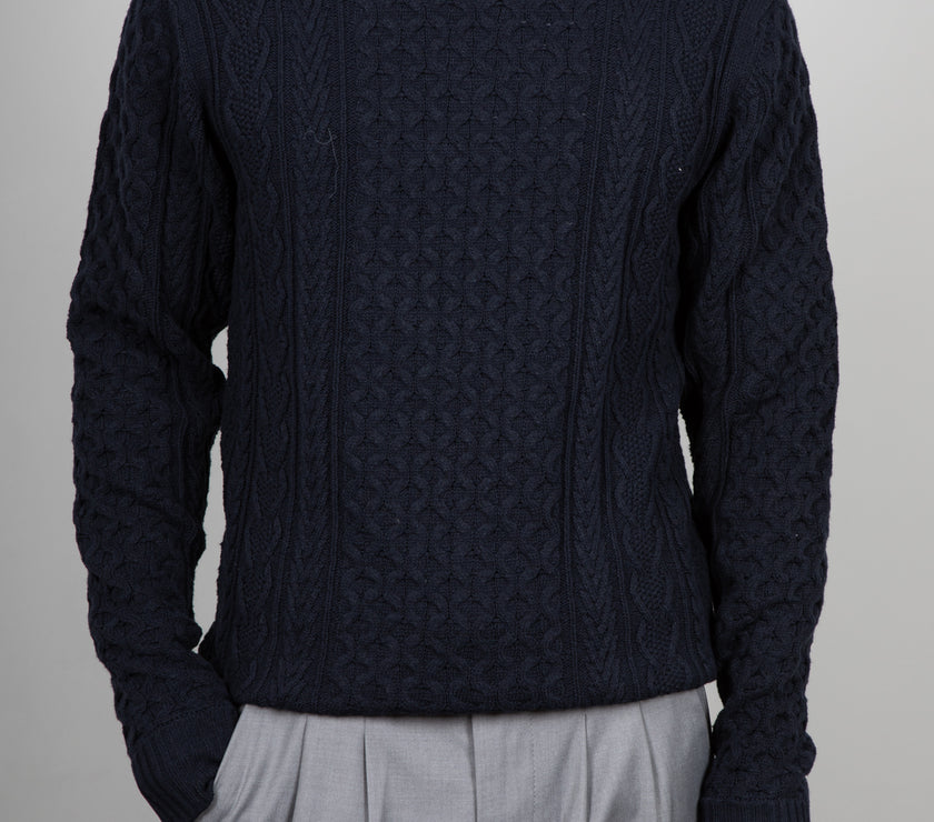 Maglione Fisherman INDICODE - NAVY 35-380