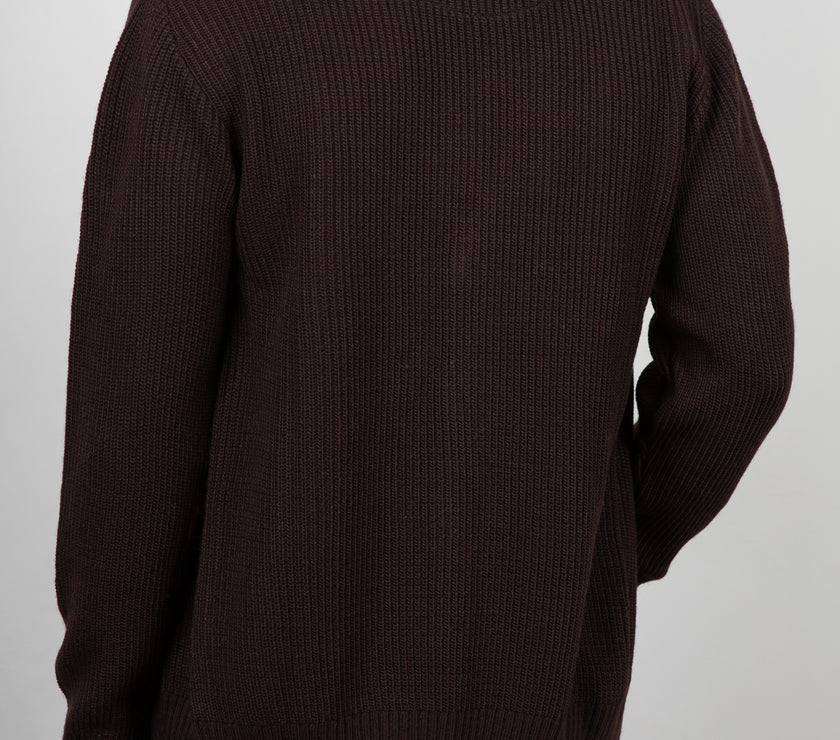 Cardigan costa inglese SQUAD - MORO MA427