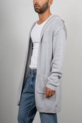 Maxi cardigan INDICODE - LIGHT GREY 35-863