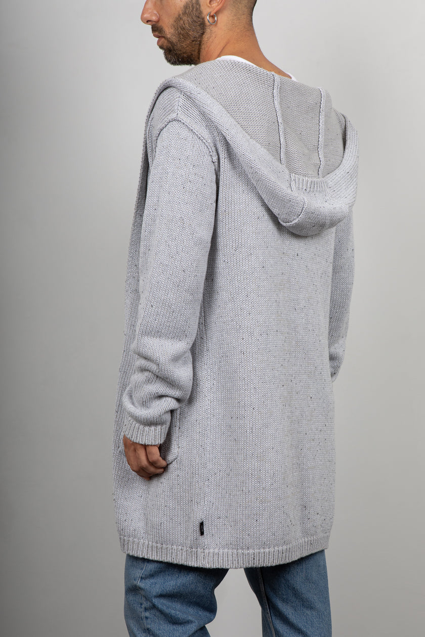 Maxi cardigan INDICODE - LIGHT GREY 35-863