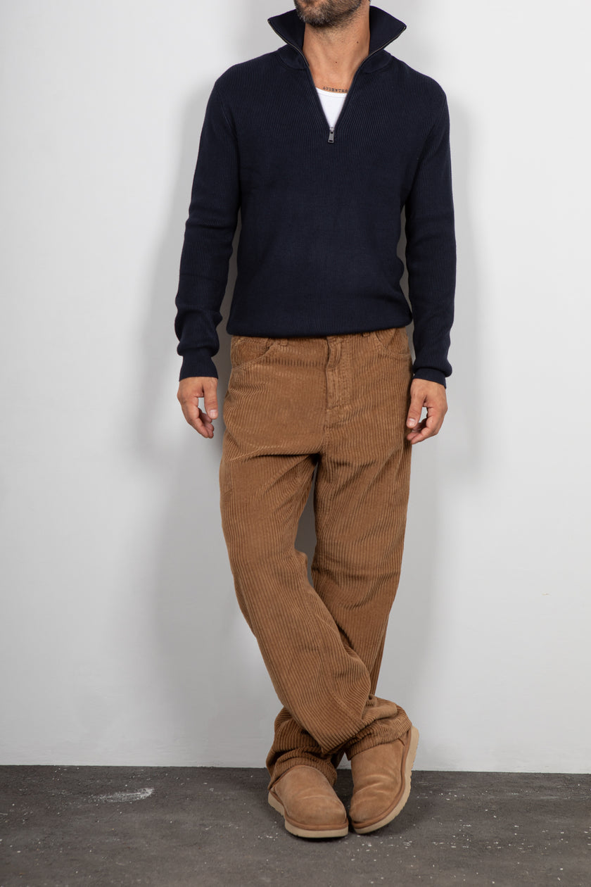 Maglione half-zip GIANNI LUPO - NAVY GL35151GZ