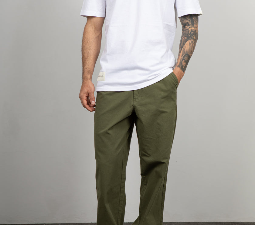 T-shirt ANERKJENDT - AKKIKKI BRIGHT WHITE