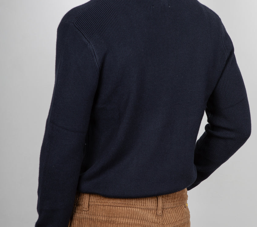 Maglione half-zip GIANNI LUPO - NAVY GL35151GZ
