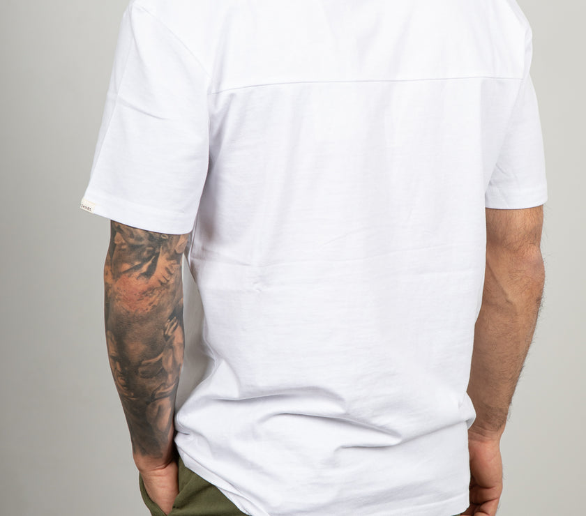 T-shirt ANERKJENDT - AKKIKKI BRIGHT WHITE