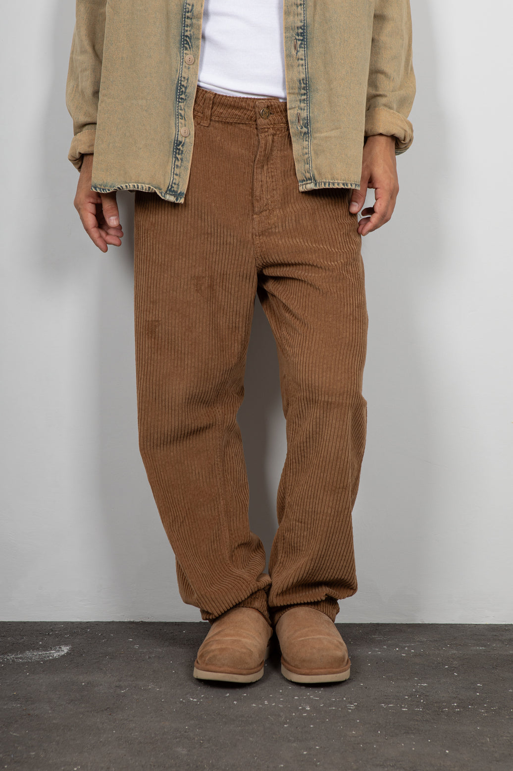 Pantalone wide leg in velluto PONT - RV5CAR CLEVELAND