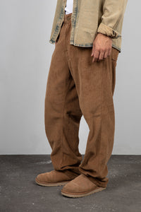 Pantalone wide leg in velluto PONT - RV5CAR CLEVELAND